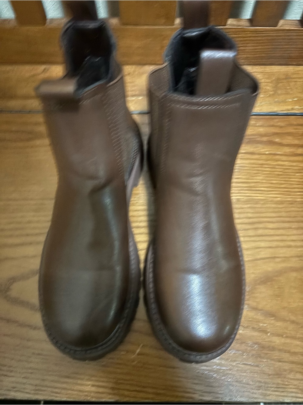 Women’s Brown Leather Chelsea Boots